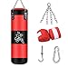 ALINILA Saco de Boxeo,Bolso De Boxeo Duradero,Saco De Arena Bolsa De Entrenamiento Vacío De Boxeo Gancho Kick Fight Karate Bolsa De Arena(Sin Relleno),para Entrenar Ejercicio Físico Y Deportivo