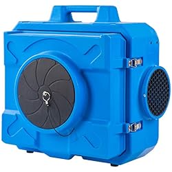 MOUNTO HEPA500 Commercial 500cfm Air Purifier Hepa Air Scrubber Negative Air Machine Roto-Molded (Blue)