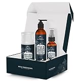 Skincare for Men - Serum, Cleanser & Moisturizer Set - Mens Facial Care Kit - Mens Skin Care Kit - M