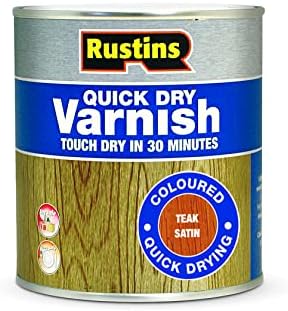 Rustins VSDO500 Quick Dry Varnish Dark Oak 500ml