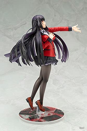 Lkcozsmsensual Japanese Anime Action Figures, Adult Pvc Action Figures, Kakegurui - Jabami Yumeko 1/8 Standing Posture Pvc Hand Model Doll Ornaments Birthday Gift Beautiful Anime Figure #TOP4