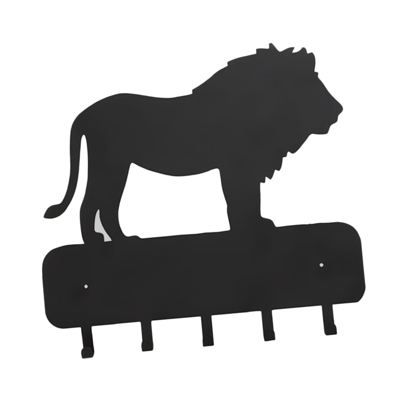 Gancho para llaves de pared metálico con colgador y organizador
