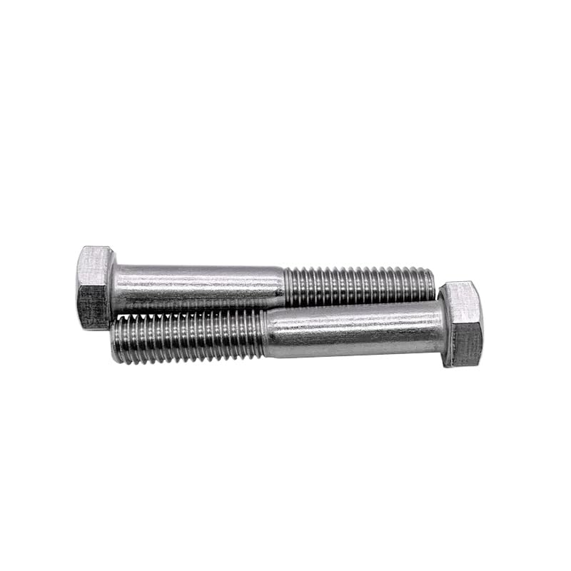 SS304 Bulloni a testa esagonale in acciaio inossidabile Filettatura parziale 1/4 5/16 3/8 7/16 1/2 5/8 (20,UNC 1/4-20 x 5)