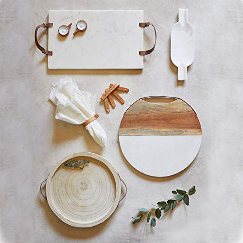 Tablero redondo para queso Creative Brands Santa Barbara Design Studio - Colección Table Sugar, 35,56 cm, madera de acacia y mármol miniatura 3