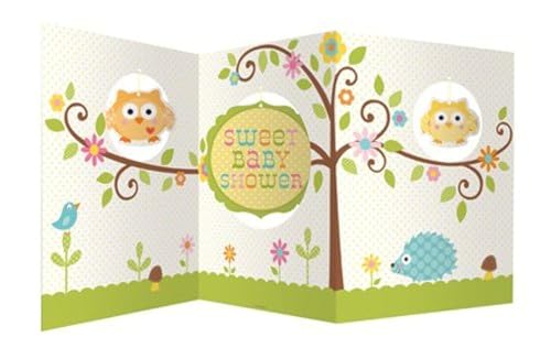 Creative Converting Baby Shower Happi Tree Accordion Centerpiece