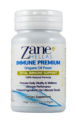 Zane Hellas Immune Premium Softgels. Immune Support. Multiple Defense System. Wellness Support. Provides Strong Antioxidants. 100% Herbal Solution. 60 Softgels.