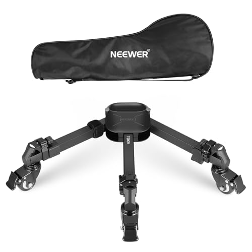 NEEWER Photography Tripod Dolly, Quick Lock Release Camera Dolly with 2