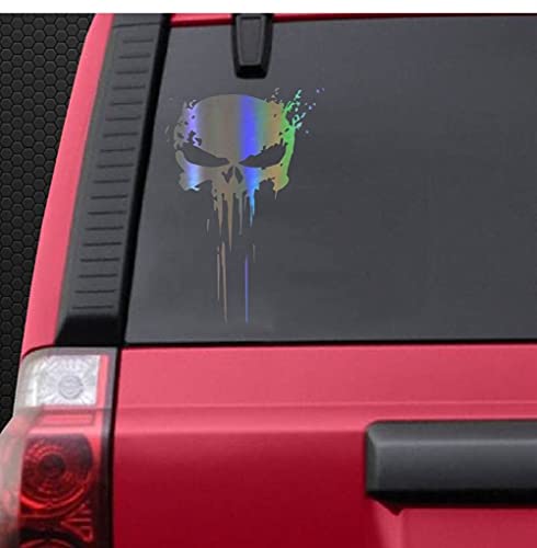 22 * 15cm Punisher Skull Sticker 3D Auto Stickers en Decal Auto Bloed Vinyl Reflecterende Sticker Auto Styling… - Afbeelding 7