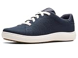 Clarks Womens Nalle Walk Navy Knit 7.5 Medium