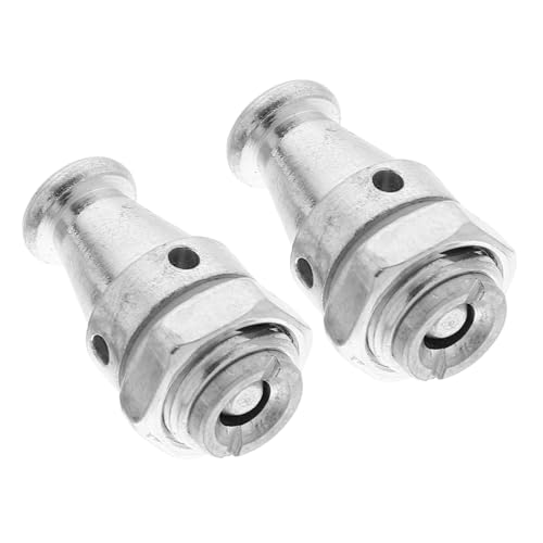 2 piezas de válvula de seguridad para ollas a presión, piezas de repuesto esenciales para cocción segura, válvula de alivio tipo jigger compatible con diversos modelos miniatura 1