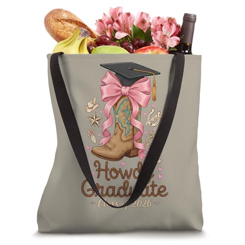 Bolsa tote de graduación Howdy Graduate miniatura 4