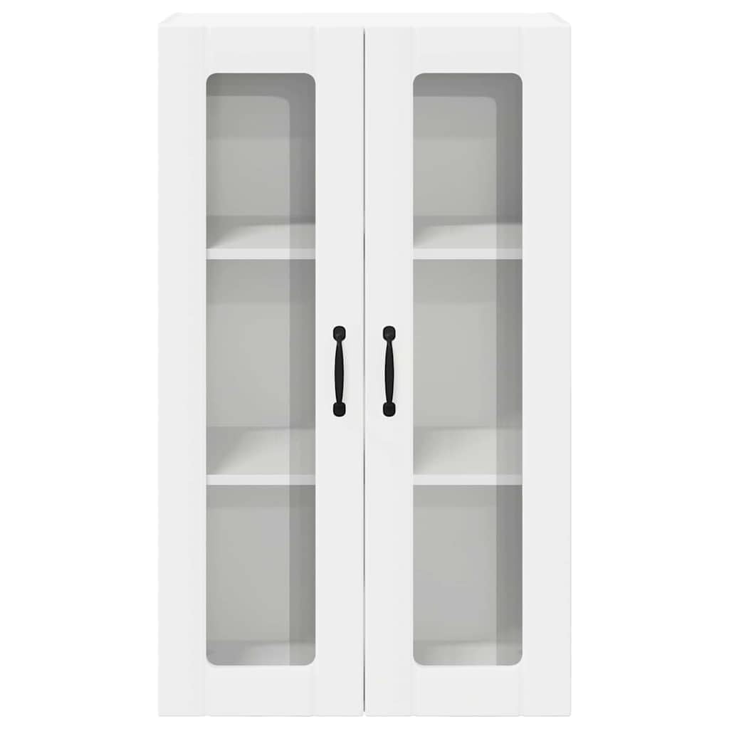 Lucca szafka ścienna z materiału drewnopochodnego, 60 x 31 x 100 cm, 3 półki, 2 drzwi, uchwyt ścienny nadaje się do kuchni, magazynu, mebli magazynowych i przechowywania, nadaje się do
