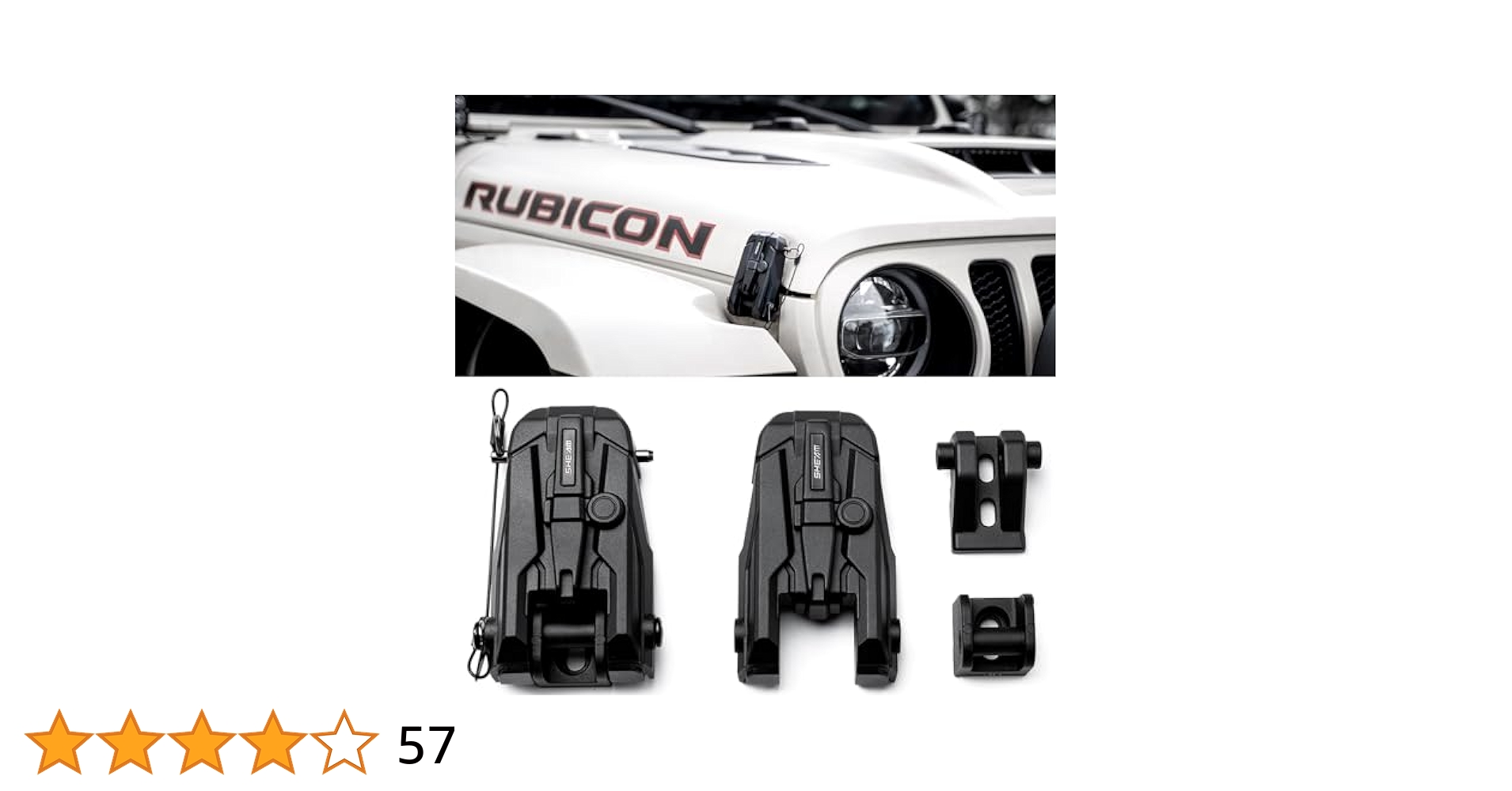Amazon.com: SHEAM Hood Latches Aluminum Alloy Hood Catch
