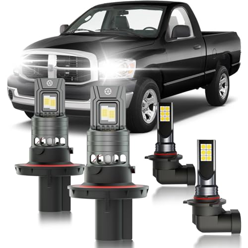 Image of for 2006-2008 Dodge Ram 1500 2500 3500 Dual Beam FOG Lights Bulbs Combo