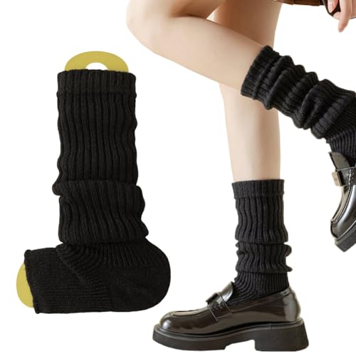 VASANA 35CM Womens Leg Warmers Footless Socks Knitted Long - Main Image