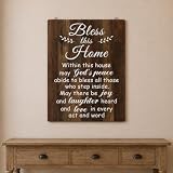 Bless This Home Wood Sign