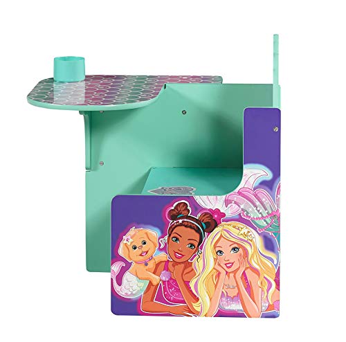 Barbie Mermaid Activity Desk with Storage Bin, Multi Color, One Size