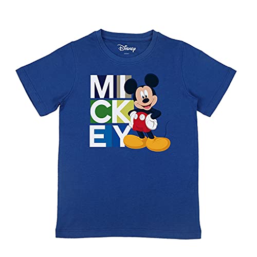 Image of Mickey Mouse Family by Wear Your Mind Boy's Regular Fit T-Shirt