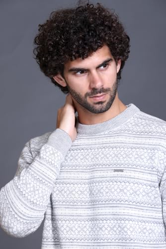 Image of GODFREY Full Sleeve Woolen Sweater for Man Winter Wear - Round Neck Pullover Regular Fit