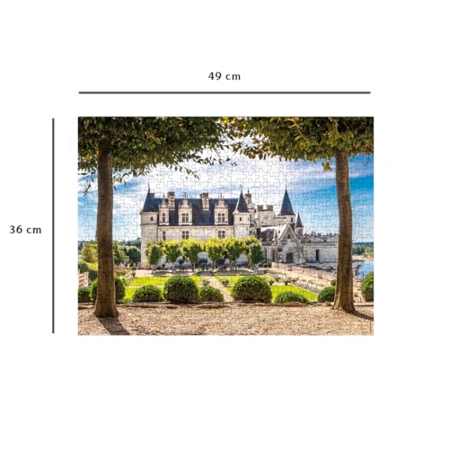 Puzzle 500 pièces : Amboise de la Loire Collection Régions de France Ravensburger Nathan - vue 7