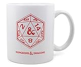 Exclusive Dungeons & Dragons D20 Dice Ceramic Coffee Mug | Official D&D Collectible For Dungeon...