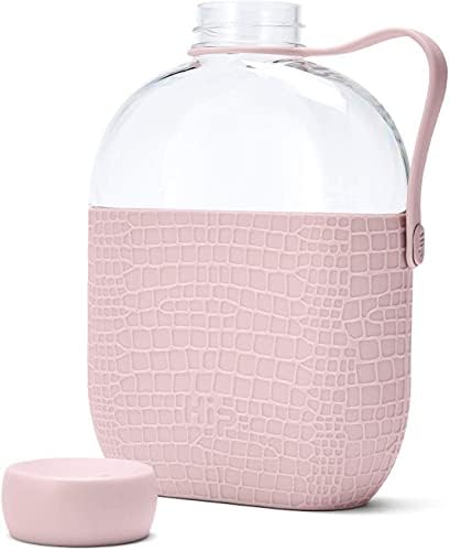 Hip Water Bottle I Leak Proof, Reusable and Durable Travel Flask, 22oz/650ml, Dusty Pink, HIP1003