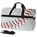 Produktbild Oarencol Baseball-Softball Sport Print Weiß Reisetasche Wochenendtasche mit Schuhfach für Damen und Herren