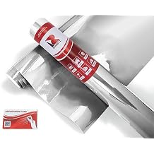 ORACAL 352 Chrome 001 Print Polyester Film 2ft x 5ft Vinyl Film Sheet Roll - for Cricut, Silhouette Cameo, Craft and Sign Cutters