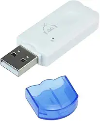 Receptor Áudio Bluetooth Veicular USB Estéreo Plug PLay Com Microfone