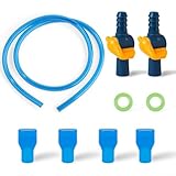 Komplett f&uuml;r Trinkl&ouml;sung, 4 St&uuml;ck, Bei&szlig;ventild&uuml;se mit Schlauchanschl&uuml;ssen f&uuml;r Laufen, Radfahren und Camping (B)