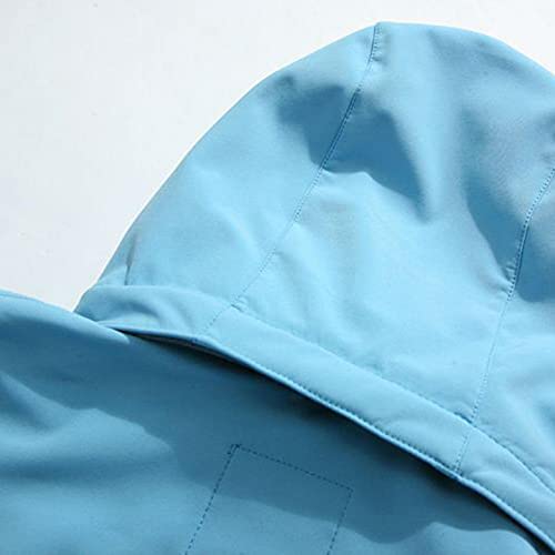 Regenjas voor dames, waterdicht, ademend, met capuchon, softshell jas voor dames, regenjas voor dames, waterdicht… - Image 5