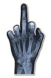 AK Wall Art Middle Finger F Xray Vinyl Sticker - Car Phone Helmet - Select Size