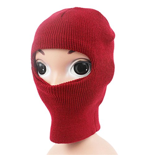 Qhome Children One Hole Tactical Face Ski MASK Balaclava Beanie Knit Cap Hat2