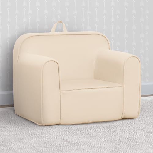 Image of Delta Children Cozee Chair -Foam Kids Chair for Ages 18 Months and Up, Oatmeal