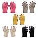 Psdndeww Thicken Thermal Gloves Thick Stylish Knit Lovely Thermal Lining Winter Warm Full Finger Fashionable Winter Accessori