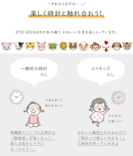 プリズム『電波時計エトキッズ』