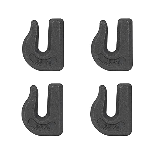 4 Pcs 6Pcs 1/2 Inch 3/8 Inch 5/16 Inch Weld-On Forged Clevis Grab Chain Hooks (4Pcs 3/8 Inch) #TOP18