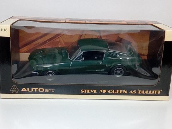 未使用　AUTOart STEVE MCQUEEN BULLITI オートアート Amazon | 未開封品 オートアート STEVE McQUEEN AS 'BULLITT' 1/18