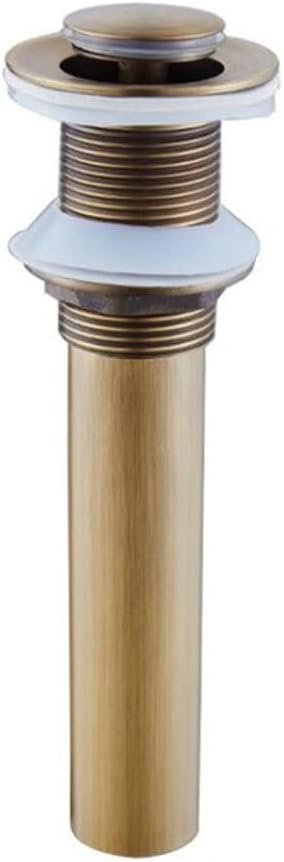 Bathroom Accessories Basin Sink Up Drain Antique Finish Brass Waterlet Kitchen Strainer (Color : C, Size : 2.6 inch) (C 2.6 inch)
