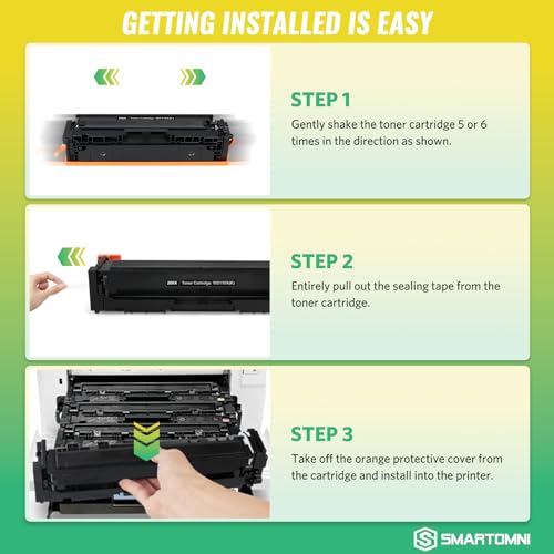 Image of 206X Black Toner Cartridge 2-Pack Compatible for HP 206A 206X MFP M283cdw | Replacement for HP Color Pro MFP M283fdw M283cdw M282nw M255dw M255nw M283 M255 Printer W2110A W2110X 206A 206X With Chip