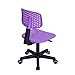 GreenForest Children Student Chair, Low-Back Armless Adjustable Swivel Ergonomic Home Office Student Computer Desk Chair, Hollow Star Purple