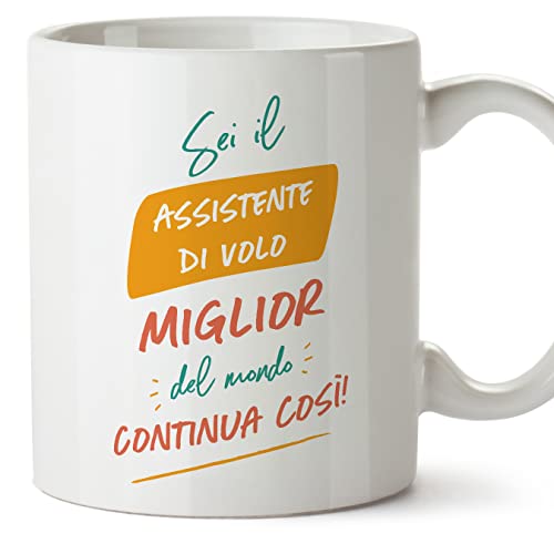 Mugffins Tazza in ceramica per ASSISTENTE DI VOLO uomo 11