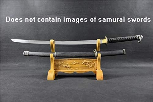 Japanese Samurai Katana Sword Wood Double Stand/Chinese sword wooden shelf rest