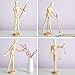 3 Pack Posable Art Figure Model, Flexible Wooden Drawing Mannequin for Artists, Sketching (13 in)