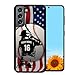Personalized Baseball Player Name Number America Flag Design Rubber Cover Phone Case for Galaxy A16/A15/A25/A14/A54/A53 5G/A03S/A02S/A10E/A12/A13/A32/A33/A42/A51/A52Custom Baseball Phone case