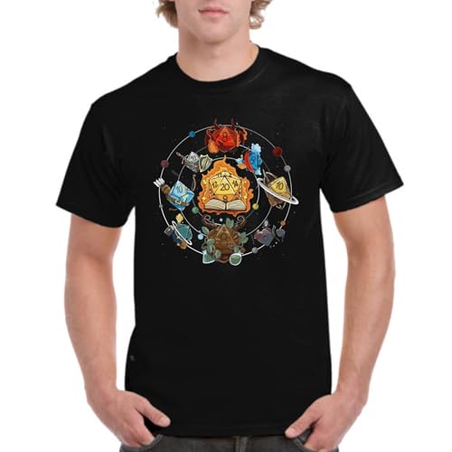 the Fan Tee Camiseta de Adulto de Hombre Juegos de Mesa rol Geek Dados & Dragones Frikis Fantasía 037 XXL