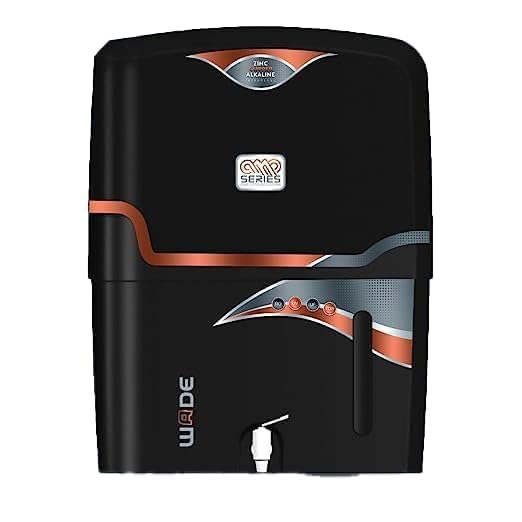 RUIQUANRO Water Purifier for Home - Aqua Wade 15L storge capacity, 18 LPH flow rate - Sleek Black, 7-Stage 1-Year Warranty"