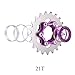Aosekaa Single Speed Cassette Cog, Bike Freewheel, Bicycle Cassette Cog, Bike Single Speed Conversion Set for Mountain Road Bikes, 21T