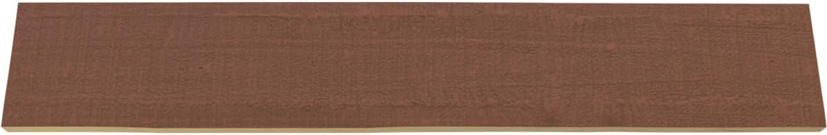 Ekena Millwork BMRCS1C0040X010X072RD 1-Sided Rough Cedar Endurathane Plank Faux Wood Beams, 6-in. L, Redwood