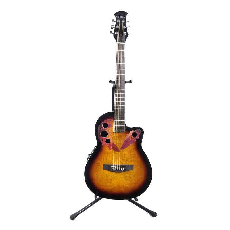 Campero - Guitarra Electroacustica Tipo Ovation Sunburst